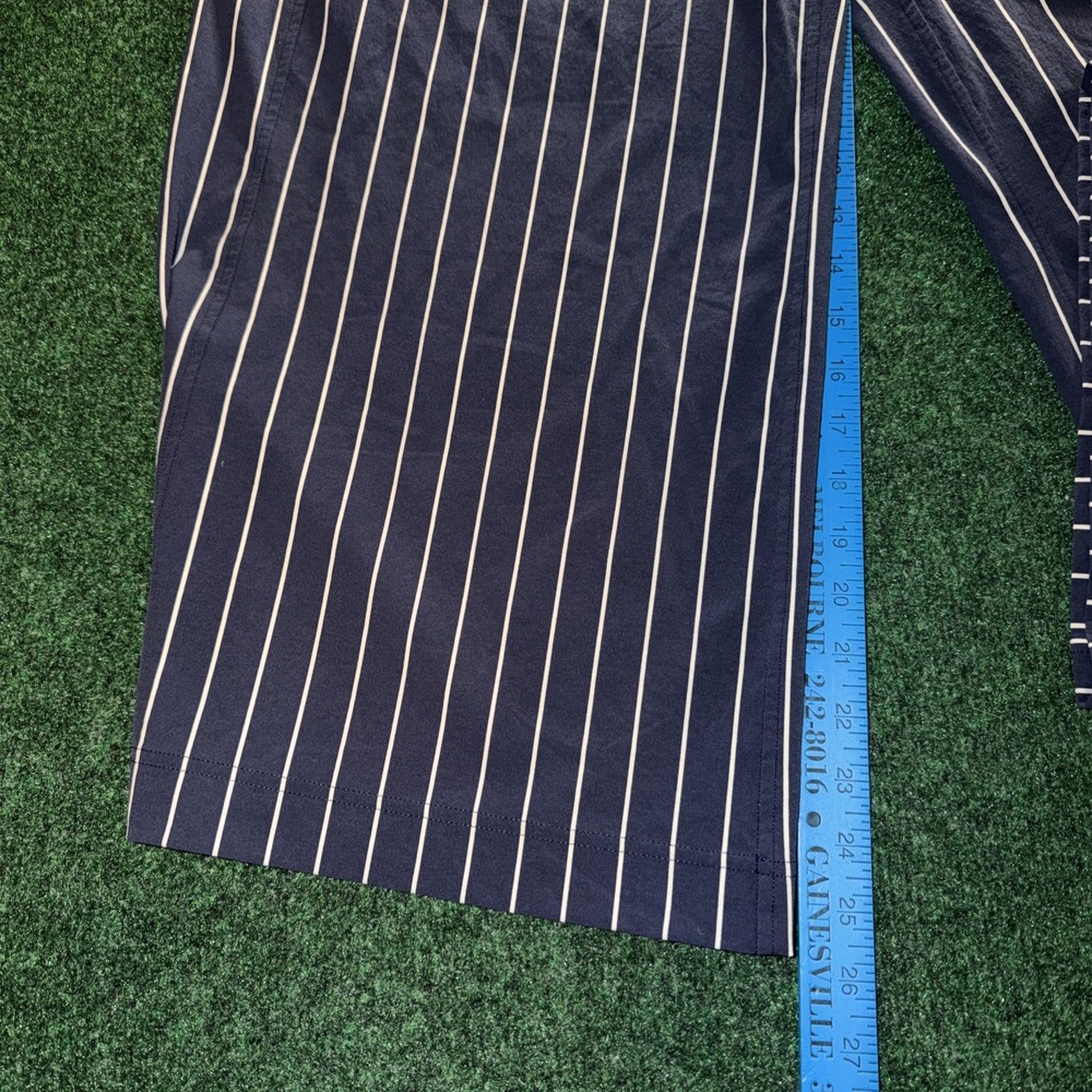 Lululemon Blue White Striped Trouser Dress Pants Women's Small Wide Leg - Picture 4 of 7